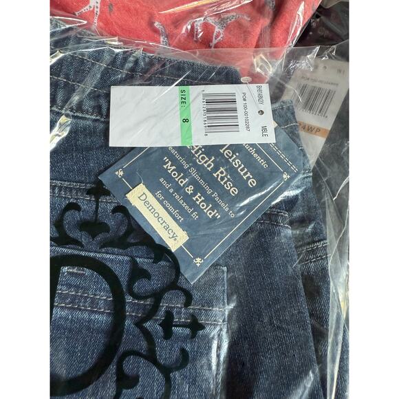 Democracy Ab Technology High Rise Denim Shorts 8 NWT - Picture 8 of 9